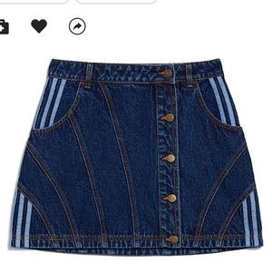 NWOT ADIDAS IVY PARK DENIM SKIRT SIZE SMALL